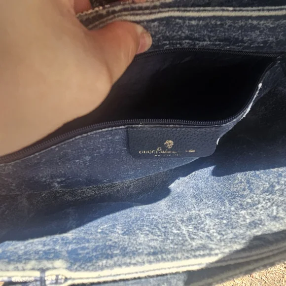 Gucci Gray Crossbody Bag **with Flaws** - Picture 7 of 9